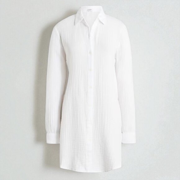 J. Crew Button-down beach tunic Size large - Picture 3 of 12